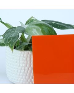 DEGLAS® GS PMMA - Acrylglas Platte Typ 4577 orange 3mm stark UV-beständig