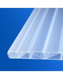 Dacheindeckung Komplettset | Polycarbonat Stegplatten Marlon® Premium Longlife | 16mm - Opal-weiß